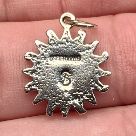 Vintage "Sun" charm for charm bracelet - Picture 5 of 6